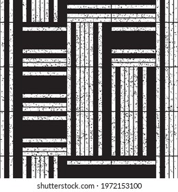 Seamless pattern with horizontal black bands. Seamless vector illustration eps 10.