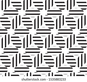 Seamless pattern with horizontal black bands(ellipse). The ratio white:black (thickness) is 55:34 which means 1.6, meaning the Fibonacci ratio (the golden number).