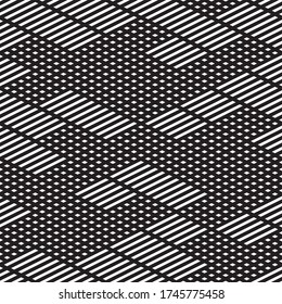 Seamless pattern with horizontal colored lines
