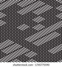 Seamless pattern with horizontal colored lines