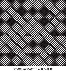 Seamless pattern with horizontal colored lines