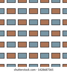 seamless 
pattern with horizontal colored rectangles. Ratio between Width and Height is 1.6, Fibonacci ratio(the golden number)