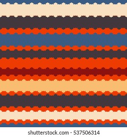 Seamless pattern with horizontal stripes bright saturated colors. Vector illustration