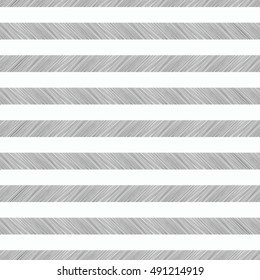 Seamless pattern. Horizontal stripes of hatching pencil