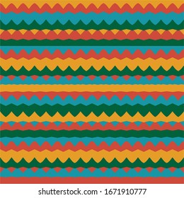 Seamless pattern with horizontal stripes. Vector illustration.