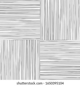 Seamless pattern with horizontal and vertical black segments