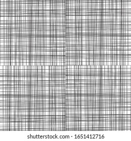 Seamless pattern with horizontal and vertical black segments