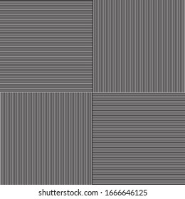 Seamless pattern with horizontal and vertical black segments