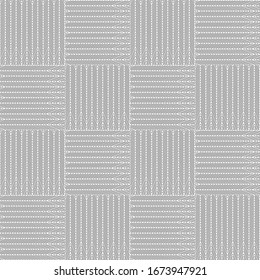 Seamless pattern with horizontal and vertical black segments