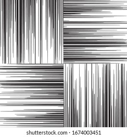 Seamless pattern with horizontal and vertical black segments