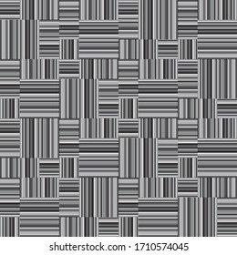 Seamless pattern with horizontal and vertical black segments
