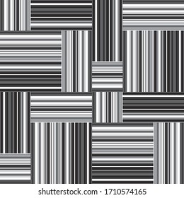 Seamless pattern with horizontal and vertical black segments