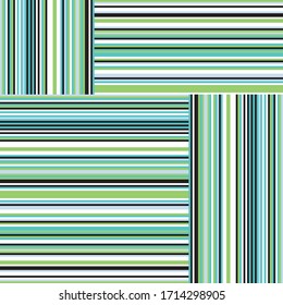 Seamless pattern with horizontal and vertical black segments