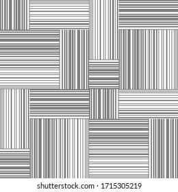 Seamless pattern with horizontal and vertical black segments