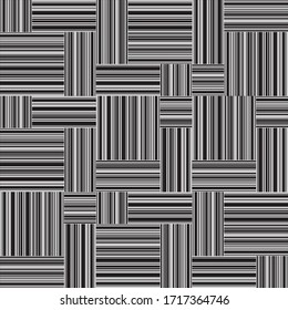 Seamless pattern with horizontal and vertical black segments