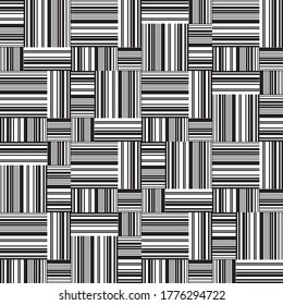 Patrón transparente con segmentos negros horizontales y verticales