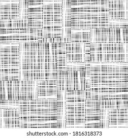 Seamless pattern with horizontal and vertical black bands