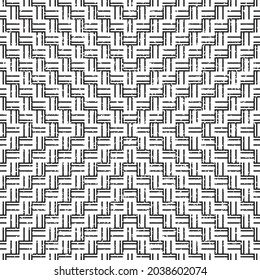 Seamless pattern with horizontal and vertical black segments. Seamless vector illustration eps 10.