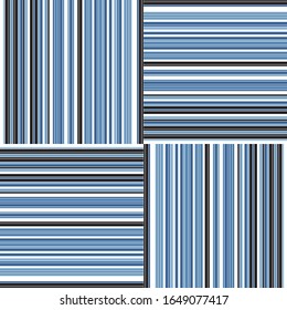 Seamless pattern with horizontal and vertical colored segments