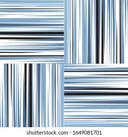 Seamless pattern with horizontal and vertical colored segments