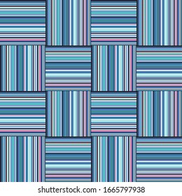 Seamless pattern with horizontal and vertical colored segments