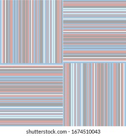 Seamless pattern with horizontal and vertical colored segments