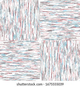 Seamless pattern with horizontal and vertical colored segments