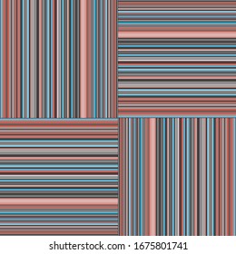 Seamless pattern with horizontal and vertical colored segments
