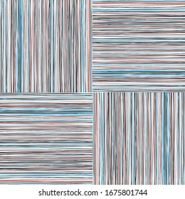 Seamless pattern with horizontal and vertical colored segments