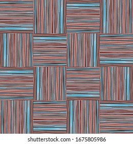Seamless pattern with horizontal and vertical colored segments