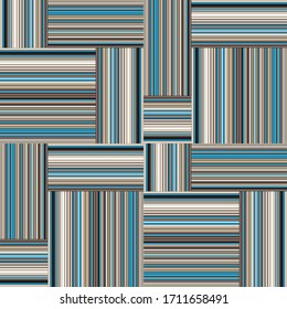 Seamless pattern with horizontal and vertical colored segments