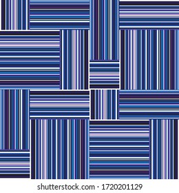 Seamless pattern with horizontal and vertical colored segments