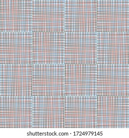 Seamless pattern with horizontal and vertical colored segments