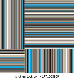 Seamless pattern with horizontal and vertical colored segments

