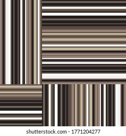 Seamless pattern with horizontal and vertical colored segments
