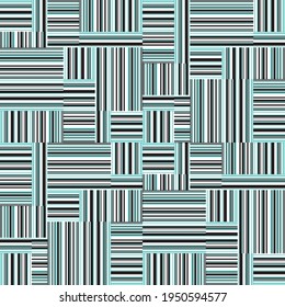 Seamless pattern with horizontal and vertical colored segments