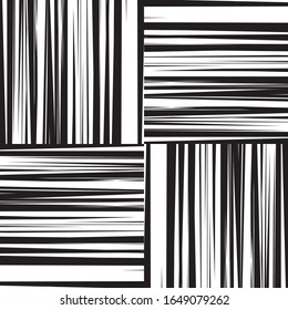 Seamless pattern with horizontal and vertical gray segments