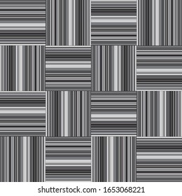 Seamless pattern with horizontal and vertical gray segments