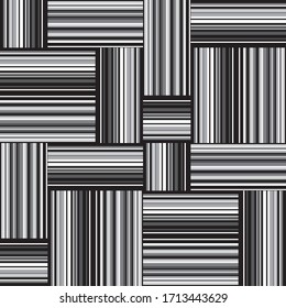 Seamless pattern with horizontal and vertical gray segments