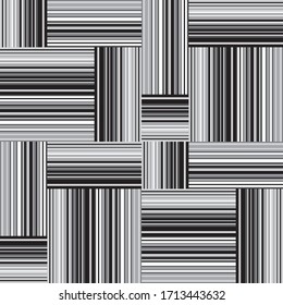 Seamless pattern with horizontal and vertical gray segments