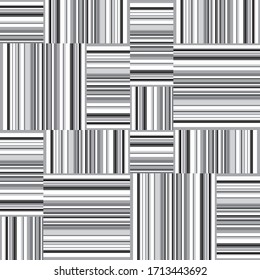 Seamless pattern with horizontal and vertical gray segments