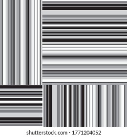 Seamless pattern with horizontal and vertical gray segments