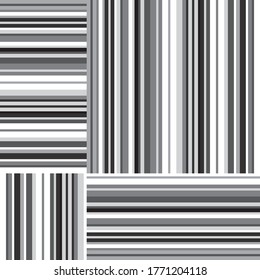 Patrón transparente con segmentos grises horizontales y verticales