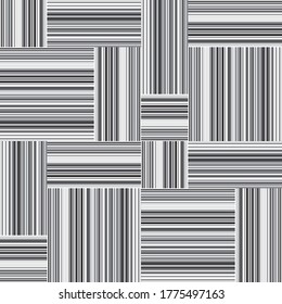 Seamless pattern with horizontal and vertical gray segments