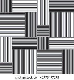 Seamless pattern with horizontal and vertical gray segments