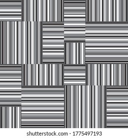 Seamless pattern with horizontal and vertical gray segments