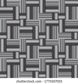 Seamless pattern with horizontal and vertical gray segments