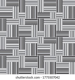 Seamless pattern with horizontal and vertical gray segments