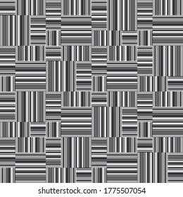 Seamless pattern with horizontal and vertical gray segments