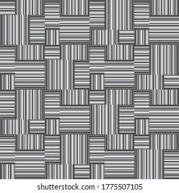 Seamless pattern with horizontal and vertical gray segments